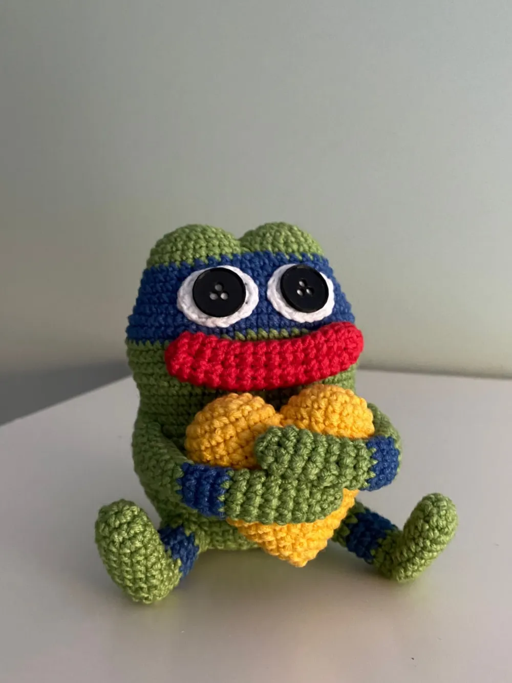 Knitted PlushPepe Leonardo #1