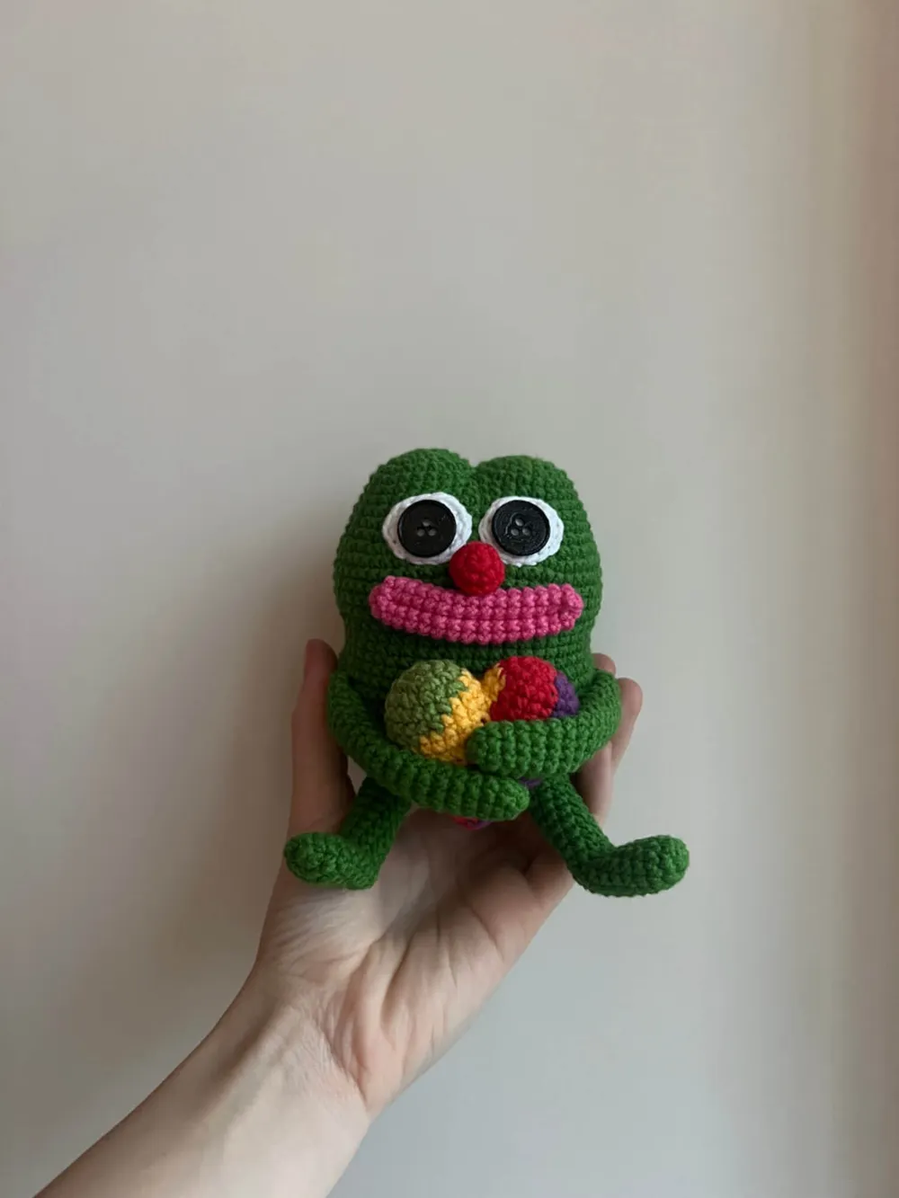 Knitted PlushPepe Hue Jester #7